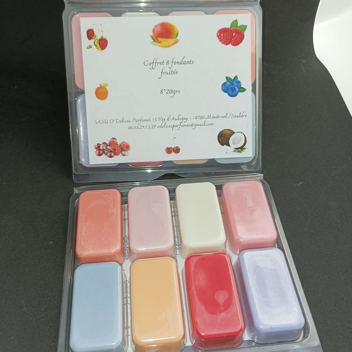 Coffret 8 fondants 20 grs